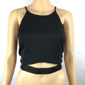 Express Peek-A-Boo Cutout Crop Top